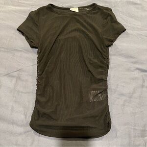 Black Mesh Cotton On Tee Shirt Size XS